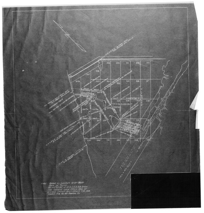 6876, Nueces County Rolled Sketch 32, General Map Collection