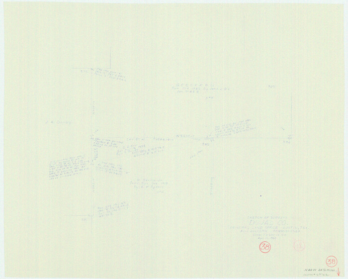 68762, Duval County Working Sketch 38, General Map Collection