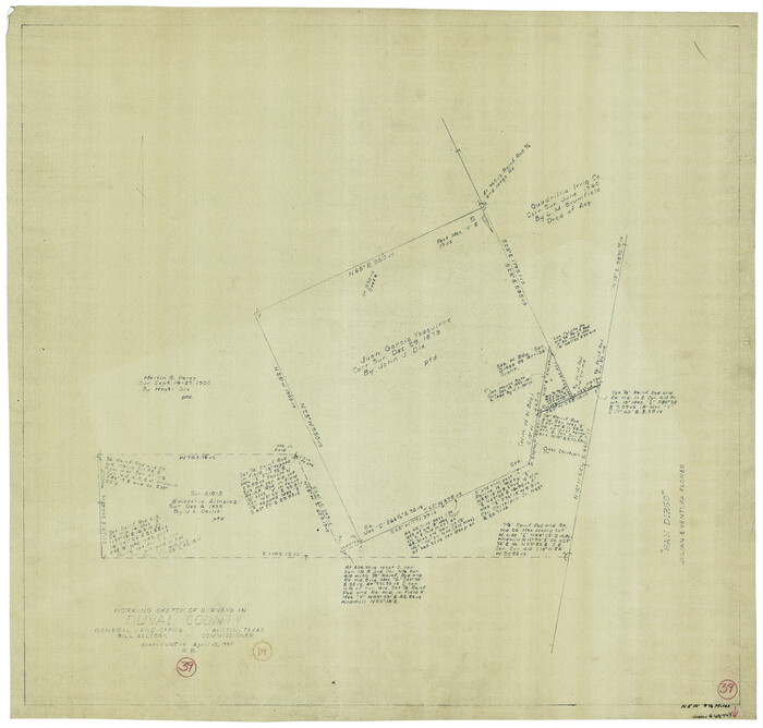 68763, Duval County Working Sketch 39, General Map Collection
