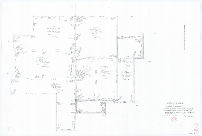68771, Duval County Working Sketch 47, General Map Collection