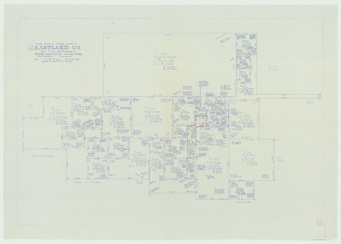 68826, Eastland County Working Sketch 45, General Map Collection