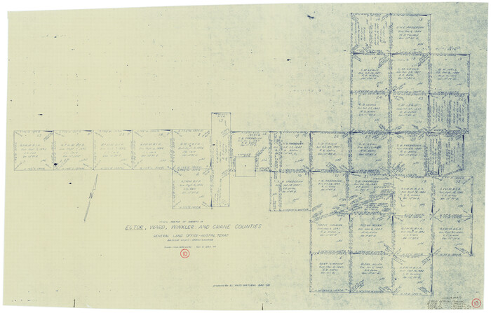 68853, Ector County Working Sketch 10, General Map Collection
