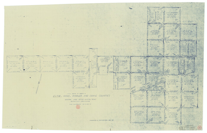 68853, Ector County Working Sketch 10, General Map Collection
