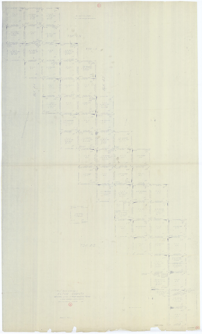 68856, Ector County Working Sketch 13, General Map Collection