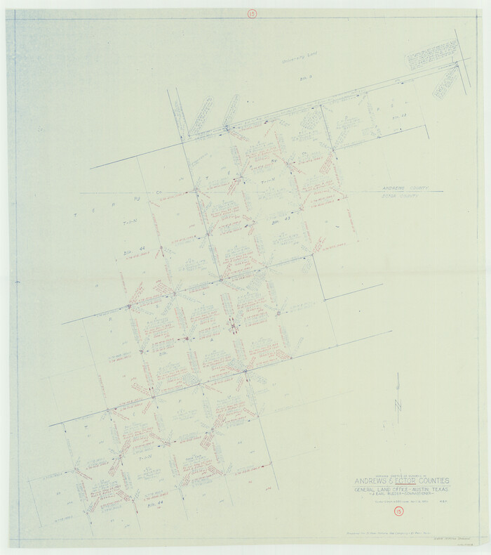 68858, Ector County Working Sketch 15, General Map Collection