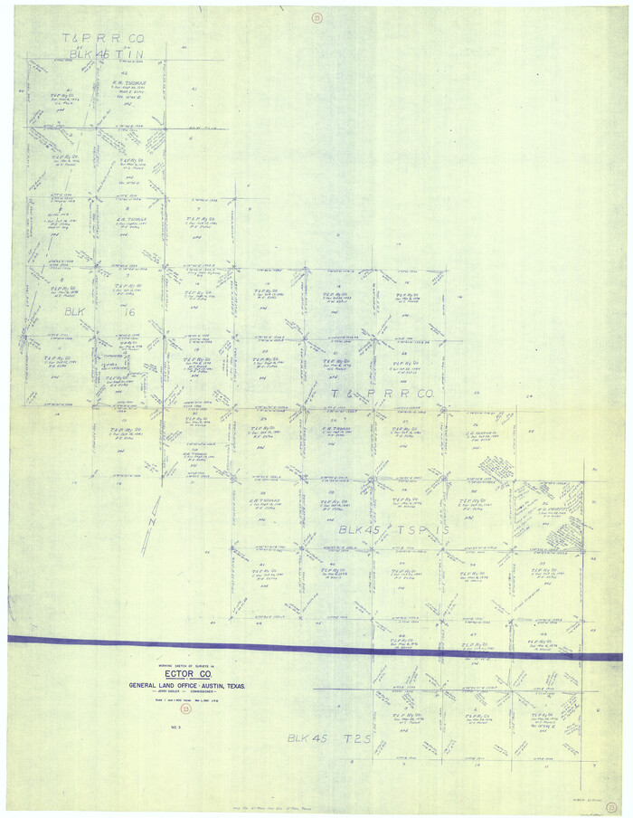 68866, Ector County Working Sketch 23, General Map Collection