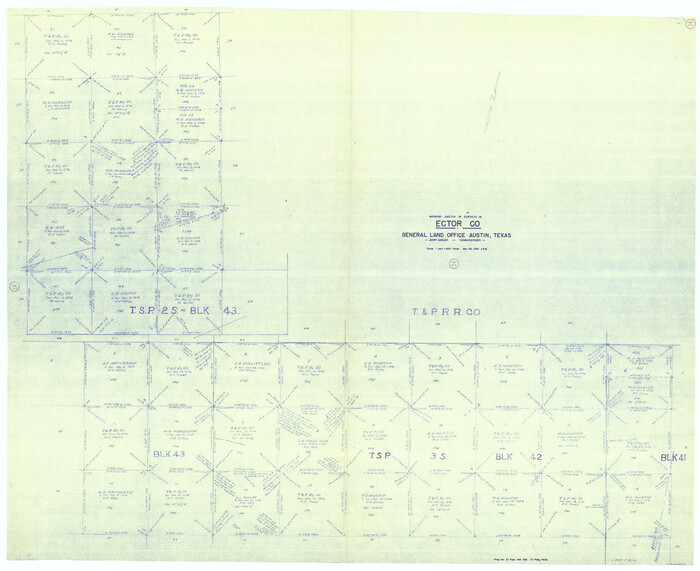 68867, Ector County Working Sketch 24, General Map Collection