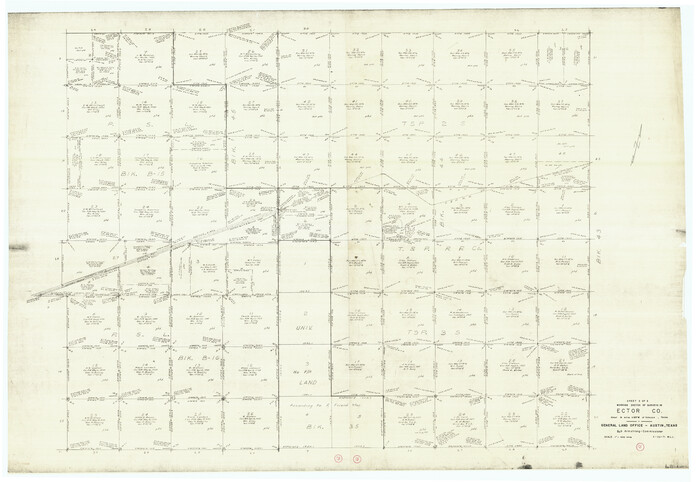 68872, Ector County Working Sketch 29, General Map Collection
