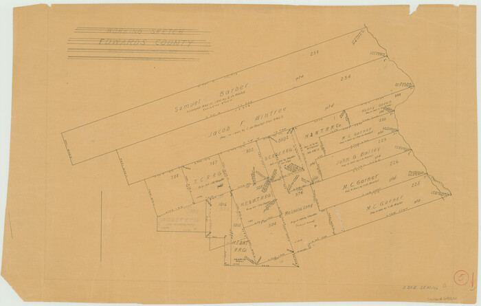 68881, Edwards County Working Sketch 5, General Map Collection