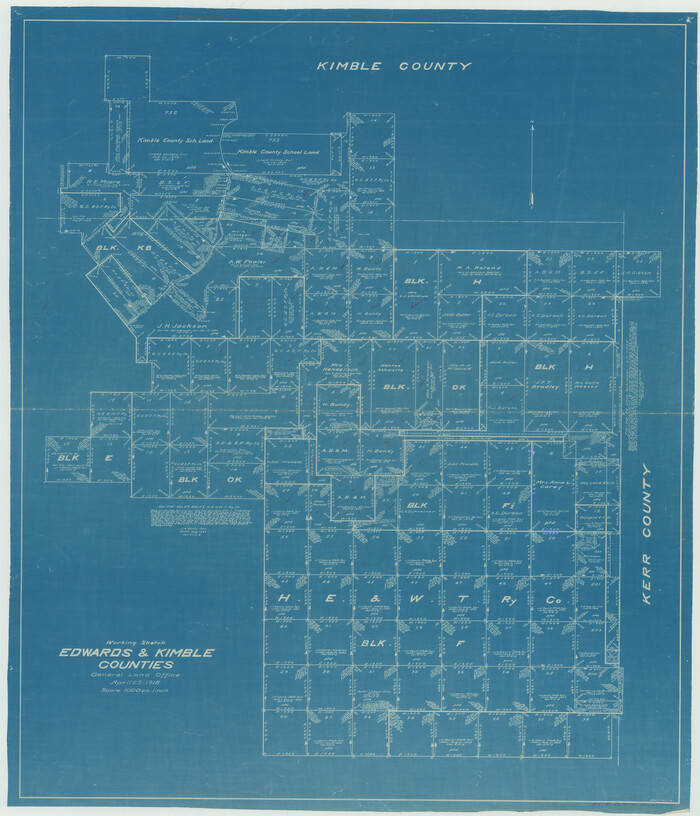 68883, Edwards County Working Sketch 7, General Map Collection
