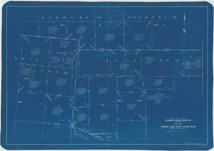 68907, Edwards County Working Sketch 31, General Map Collection