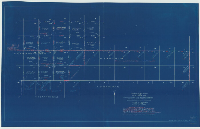 68914, Edwards County Working Sketch 38, General Map Collection