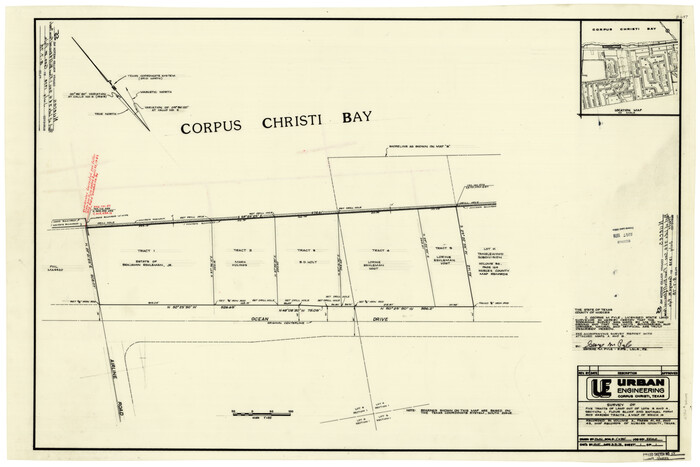 6892, Nueces County Rolled Sketch 55, General Map Collection
