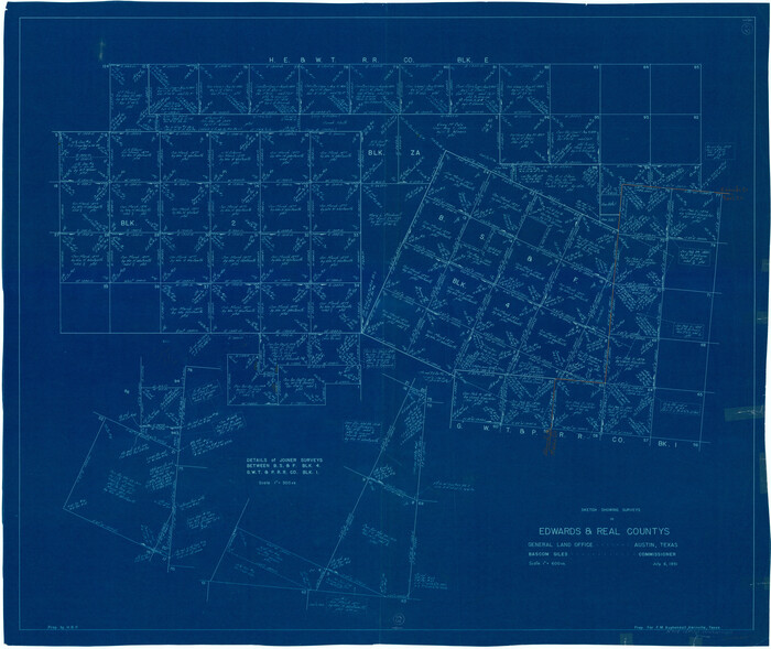 68929, Edwards County Working Sketch 53, General Map Collection
