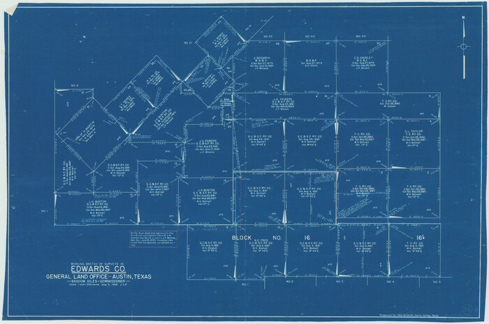 68932, Edwards County Working Sketch 56, General Map Collection