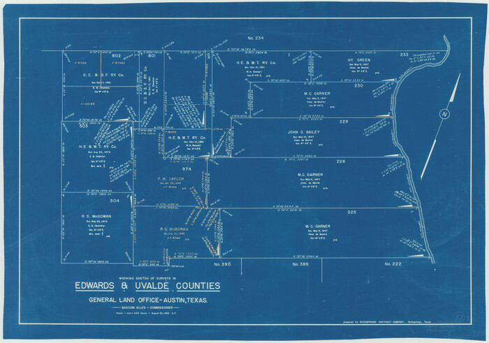 68933, Edwards County Working Sketch 57, General Map Collection
