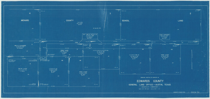 68936, Edwards County Working Sketch 60, General Map Collection