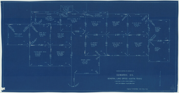 68937, Edwards County Working Sketch 61, General Map Collection