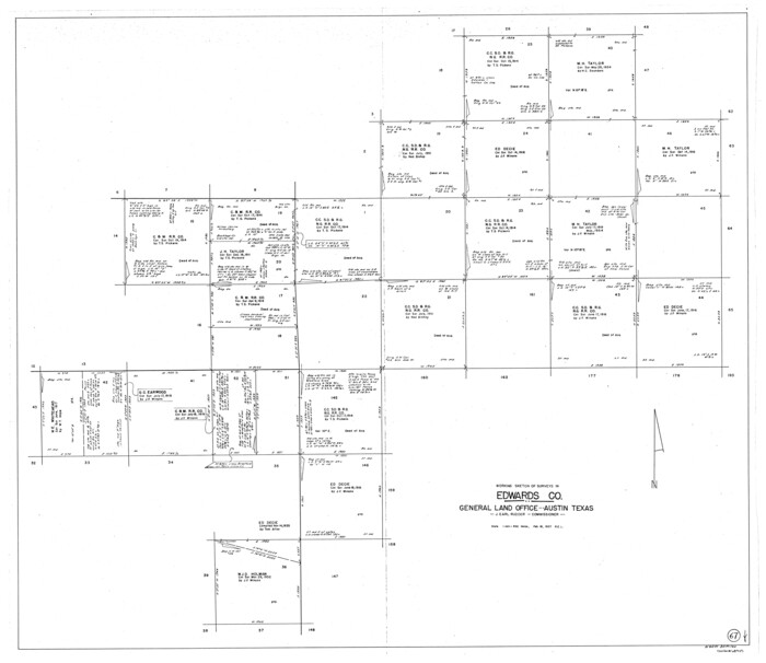 68943, Edwards County Working Sketch 67, General Map Collection