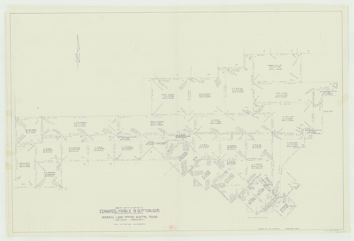 68967, Edwards County Working Sketch 91, General Map Collection