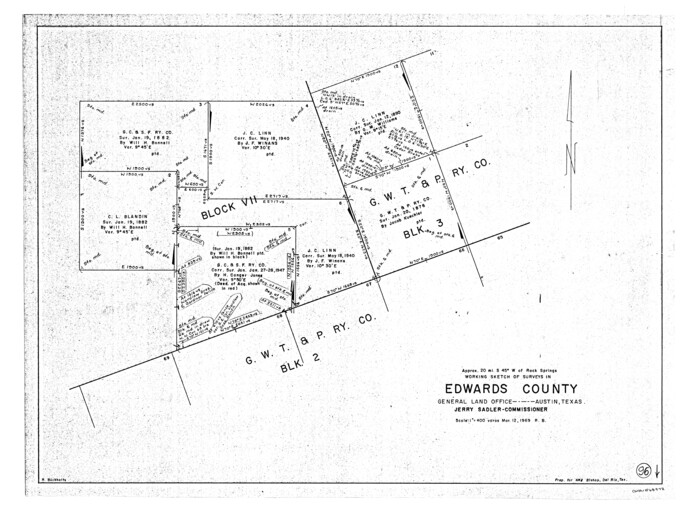 68972, Edwards County Working Sketch 96, General Map Collection