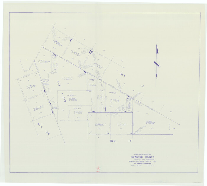 68991, Edwards County Working Sketch 115, General Map Collection