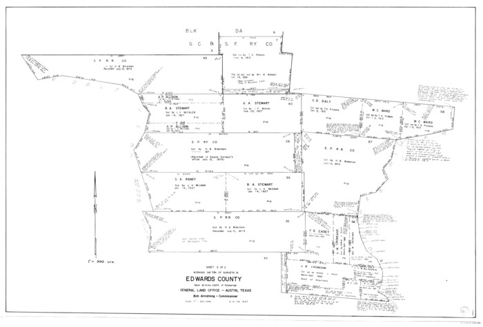 68992, Edwards County Working Sketch 116, General Map Collection