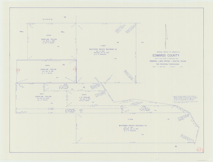 68998, Edwards County Working Sketch 122, General Map Collection