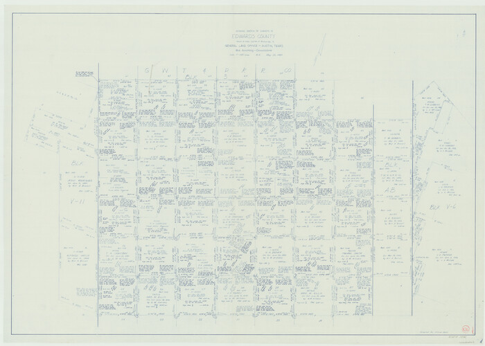 69002, Edwards County Working Sketch 126, General Map Collection