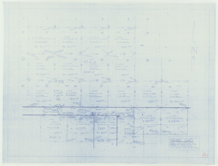 69009, Edwards County Working Sketch 133, General Map Collection