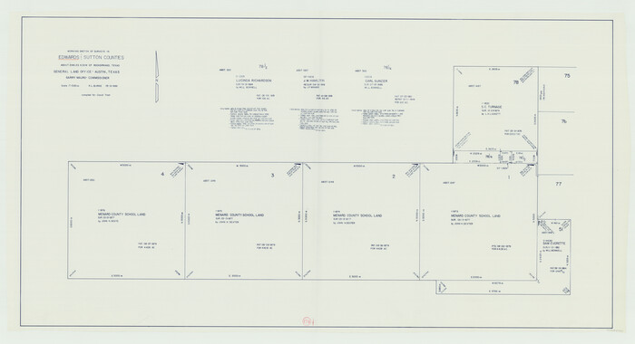 69010, Edwards County Working Sketch 134, General Map Collection