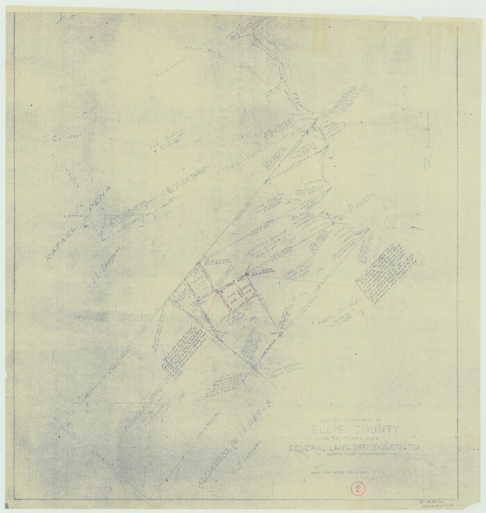 69018, Ellis County Working Sketch 2, General Map Collection
