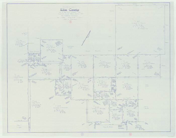 69019, Ellis County Working Sketch 3, General Map Collection