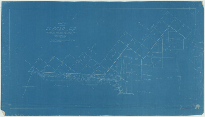 69026, El Paso County Working Sketch 4, General Map Collection