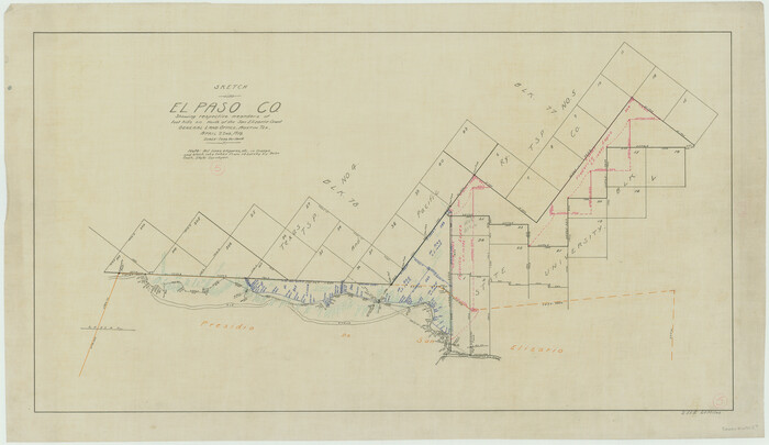 69027, El Paso County Working Sketch 5, General Map Collection