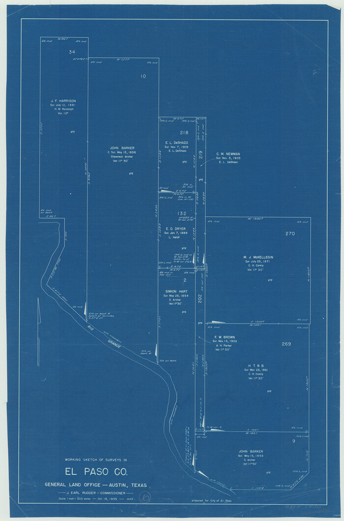 69032, El Paso County Working Sketch 10, General Map Collection