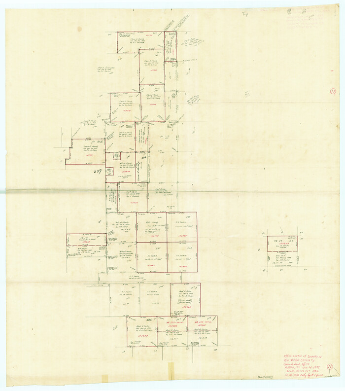 69033, El Paso County Working Sketch 11, General Map Collection