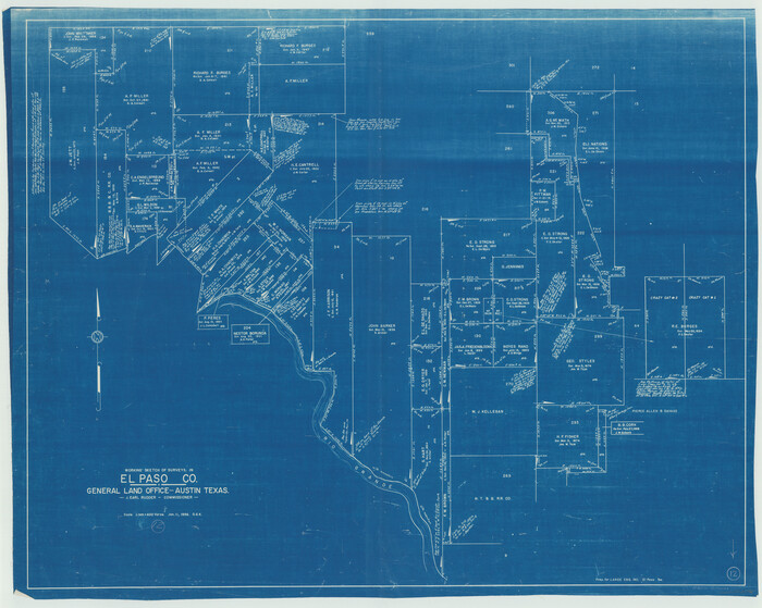 69034, El Paso County Working Sketch 12, General Map Collection