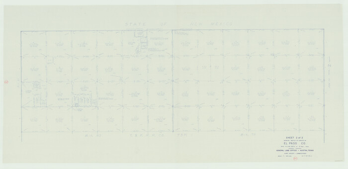 69052, El Paso County Working Sketch 30, General Map Collection
