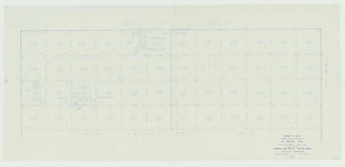 69052, El Paso County Working Sketch 30, General Map Collection