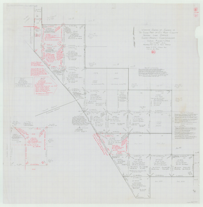 69068, El Paso County Working Sketch 46, General Map Collection