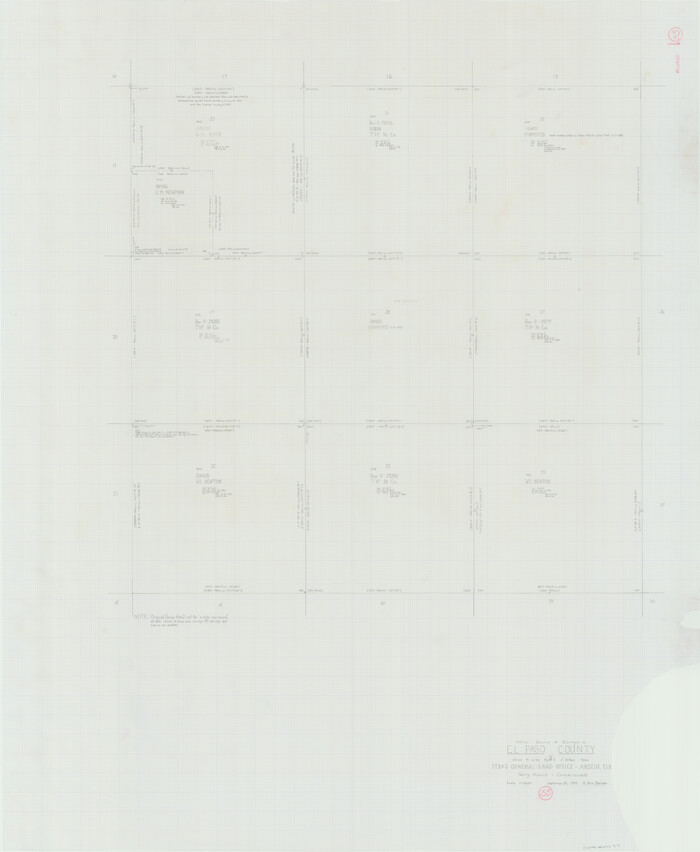 69077, El Paso County Working Sketch 55, General Map Collection
