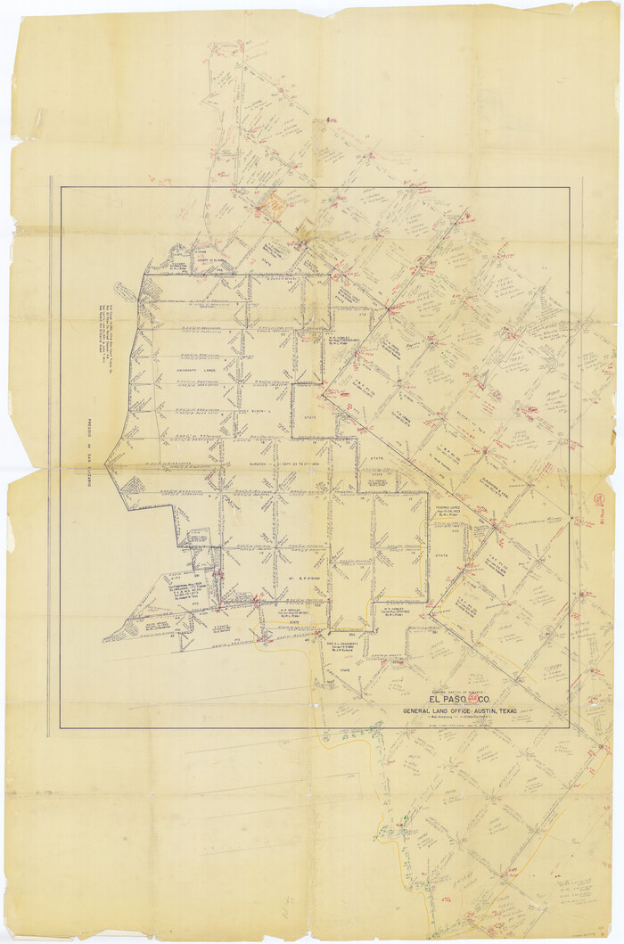 69078, El Paso County Working Sketch 56, General Map Collection