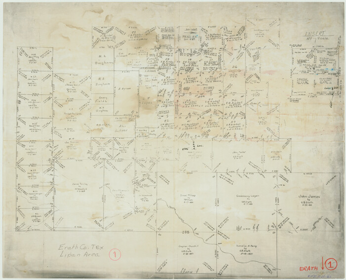 69082, Erath County Working Sketch 1, General Map Collection