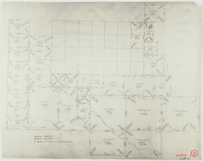 69083, Erath County Working Sketch 2, General Map Collection