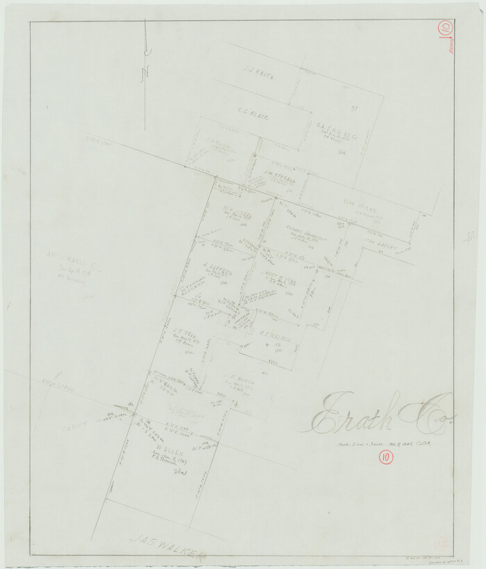 69091, Erath County Working Sketch 10, General Map Collection