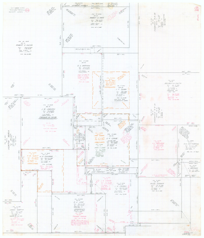 69131, Erath County Working Sketch 50a, General Map Collection