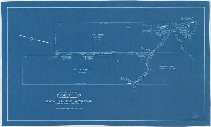 69145, Fisher County Working Sketch 11, General Map Collection