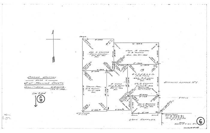 69160, Fannin County Working Sketch 6, General Map Collection