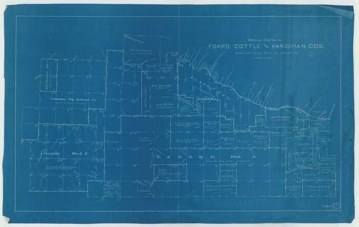 69192, Foard County Working Sketch 2, General Map Collection